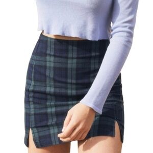 Brandy Melville Cara Plaid Tartan Skirt